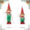 Glitzhome® 39" Telescopic Christmas Elf Boy Standing Décor